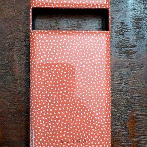 EUC Burga Phone Case for Pixel 7 - Orange with white dots
